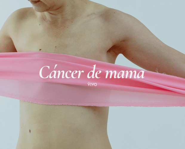 Una mujer con cáncer de mama.