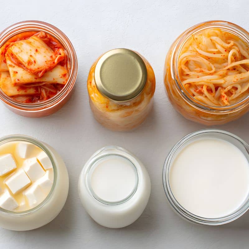 10 alimentos con probióticos naturales.